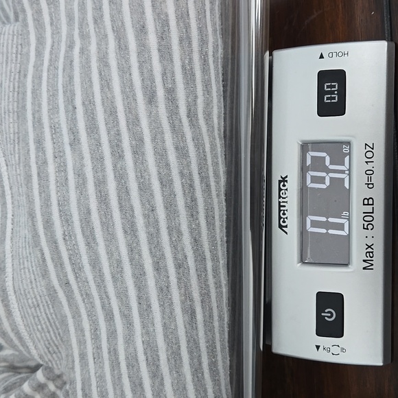 STANDARD JAMES PERSE Striped Boatneck Top Pullover Gray White Sz Large 3 Cotton - Picture 12 of 12